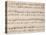 Music Score of Variations for Piano Four Hands-null-Stretched Canvas