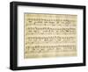 Music Sheet of Cantata for Solo Soprano Voice-null-Framed Giclee Print