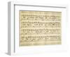 Music Sheet of Cantata for Solo Soprano Voice-null-Framed Giclee Print