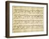 Music Sheet of Cantata for Solo Soprano Voice-null-Framed Giclee Print