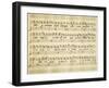 Music Sheet of Cantata for Solo Soprano Voice-null-Framed Giclee Print