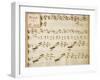 Music Sheet of Sonata No 1, Allegro Assai-Domenico Scarlatti-Framed Giclee Print