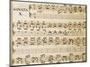 Music Sheet of Sonata No 10-Domenico Scarlatti-Mounted Giclee Print