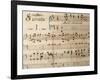 Music Sheet of Sonata No 1-Domenico Scarlatti-Framed Giclee Print