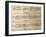 Music Sheet of Sonata No 1-Domenico Scarlatti-Framed Giclee Print