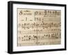 Music Sheet of Sonata No 1-Domenico Scarlatti-Framed Giclee Print