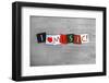 Music, Sign Series for Music, Singing, Concerts and Bands-EdSamuel-Framed Photographic Print