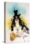 Music, Slash, 2009 (drawing)-Ralph Steadman-Stretched Canvas