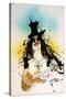 Music, Slash, 2009 (drawing)-Ralph Steadman-Stretched Canvas