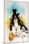 Music, Slash, 2009 (drawing)-Ralph Steadman-Mounted Giclee Print