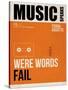 Music Speaks Were Words Fail-NaxArt-Stretched Canvas