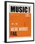 Music Speaks Were Words Fail-NaxArt-Framed Art Print