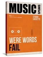 Music Speaks Were Words Fail-NaxArt-Stretched Canvas
