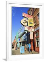 Music Store on Broadway Street, Nashville, Tennessee, United States of America, North America-Richard Cummins-Framed Photographic Print