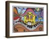 Music Street-Martin Nasim-Framed Giclee Print