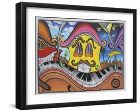 Music Street-Martin Nasim-Framed Giclee Print