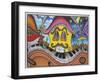 Music Street-Martin Nasim-Framed Giclee Print