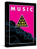 Music Takes Me Higher-null-Stretched Canvas