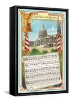 Music to Battle Hymn of the Republic-null-Framed Stretched Canvas