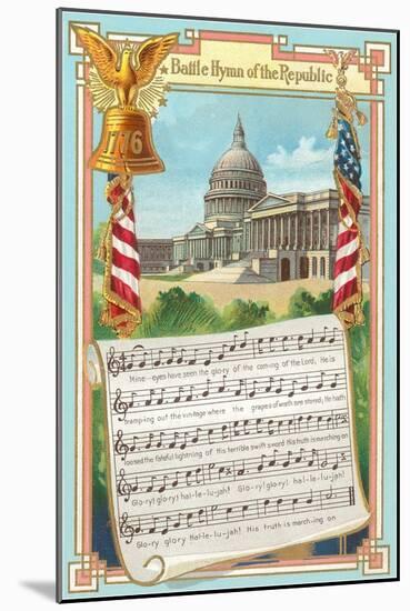 Music to Battle Hymn of the Republic-null-Mounted Art Print