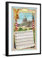 Music to Battle Hymn of the Republic-null-Framed Art Print