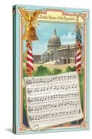 Music to Battle Hymn of the Republic-null-Stretched Canvas