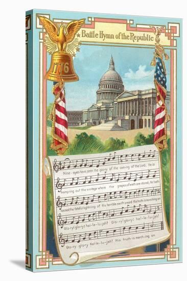 Music to Battle Hymn of the Republic-null-Stretched Canvas