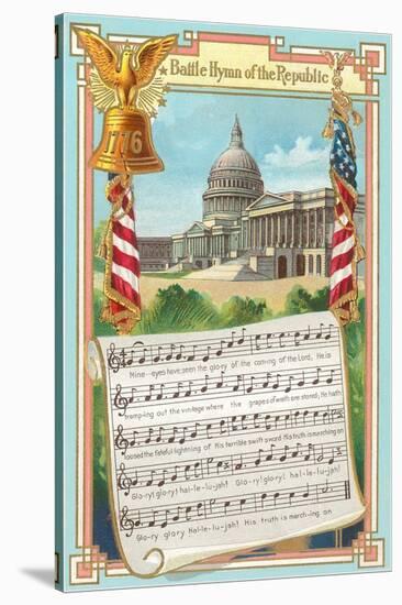 Music to Battle Hymn of the Republic-null-Stretched Canvas