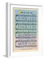 Music to Utah's State Song-null-Framed Art Print