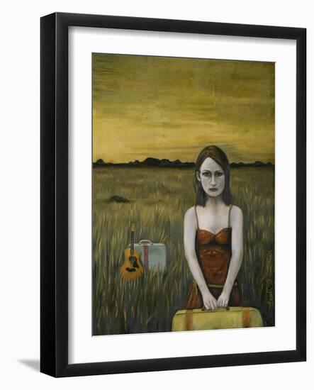 Music Traveler 1-Leah Saulnier-Framed Giclee Print