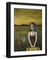 Music Traveler 1-Leah Saulnier-Framed Giclee Print