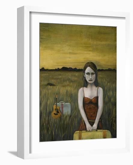 Music Traveler 1-Leah Saulnier-Framed Giclee Print