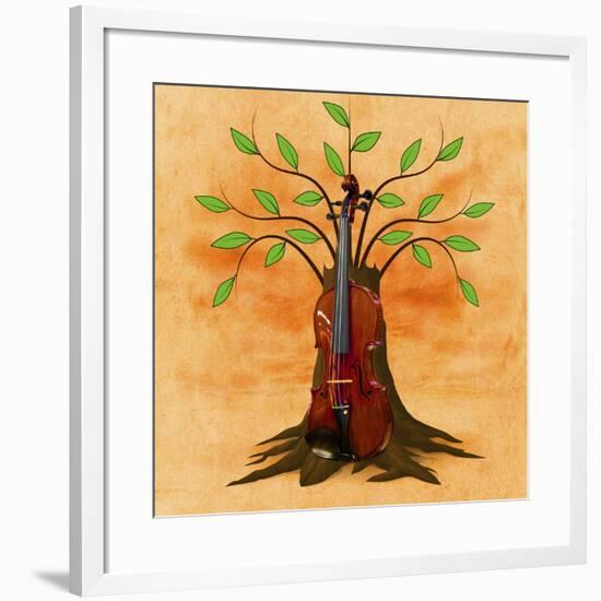 Music Tree-Ata Alishahi-Framed Giclee Print