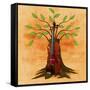 Music Tree-Ata Alishahi-Framed Stretched Canvas