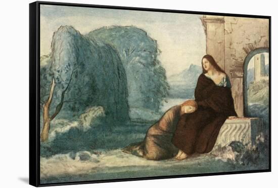 Music, When Soft Voices Die, Vibrates in the Memory-Robert Anning Bell-Framed Stretched Canvas