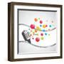 Music-Orkidia-Framed Art Print