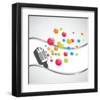 Music-Orkidia-Framed Art Print