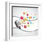 Music-Orkidia-Framed Art Print