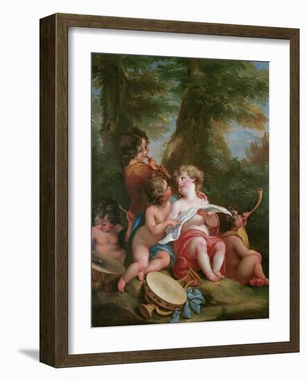 Music-Angelica Kauffmann-Framed Giclee Print