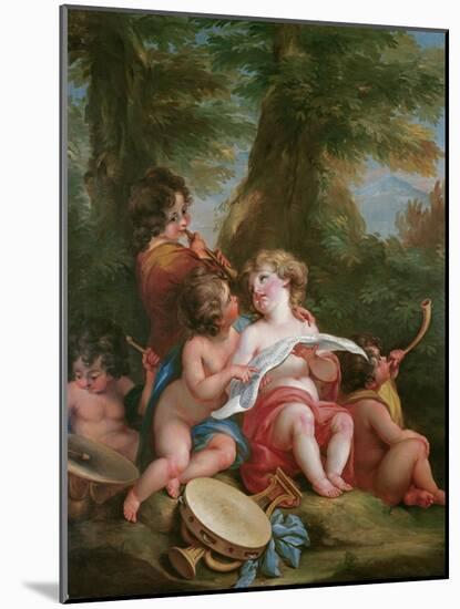 Music-Angelica Kauffmann-Mounted Giclee Print