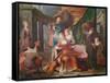 Music-Jacques Francois Courtin-Framed Stretched Canvas