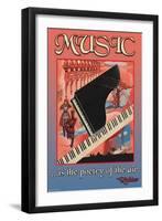 Music-null-Framed Art Print