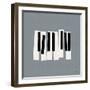 Musical Abstract III-Leah York-Framed Art Print