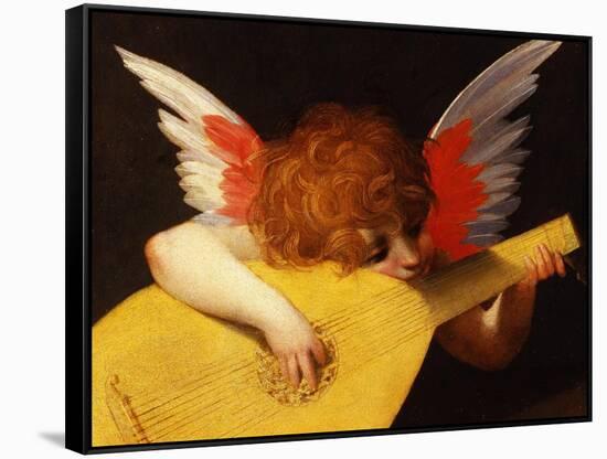 Musical Angel, 1521-Rosso Fiorentino-Framed Stretched Canvas
