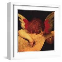 Musical Angel-Rosso Fiorentino (Battista di Jacopo)-Framed Art Print