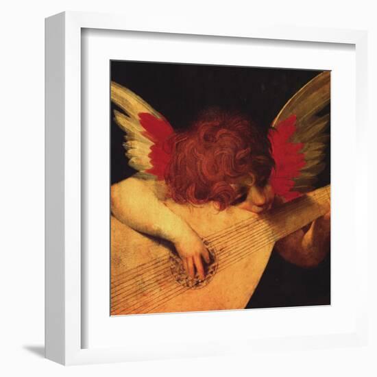 Musical Angel-Rosso Fiorentino (Battista di Jacopo)-Framed Art Print