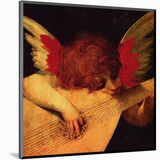 Musical Angel-Rosso Fiorentino (Battista di Jacopo)-Mounted Art Print