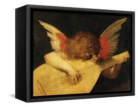 Musical Angel-Rosso Fiorentino-Framed Stretched Canvas