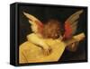 Musical Angel-Rosso Fiorentino-Framed Stretched Canvas