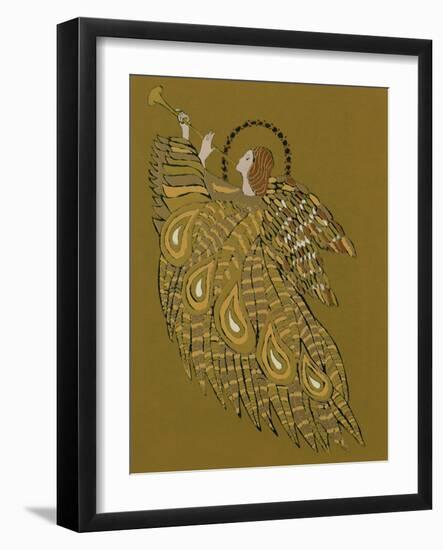 Musical Angel-Gillian Lawson-Framed Giclee Print